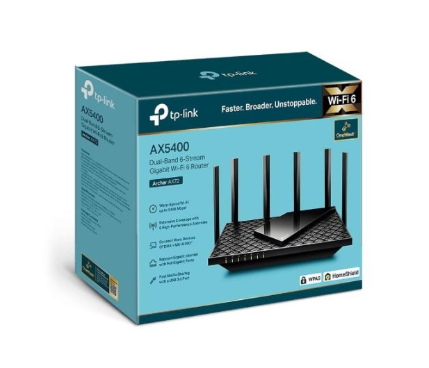 TP-LINK Archer AX72 AX5400 4LAN 1WAN 1US - 694376 - zdjęcie 4